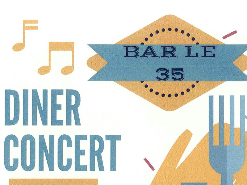 Concert et dîner au Bar le 35 à Livarot