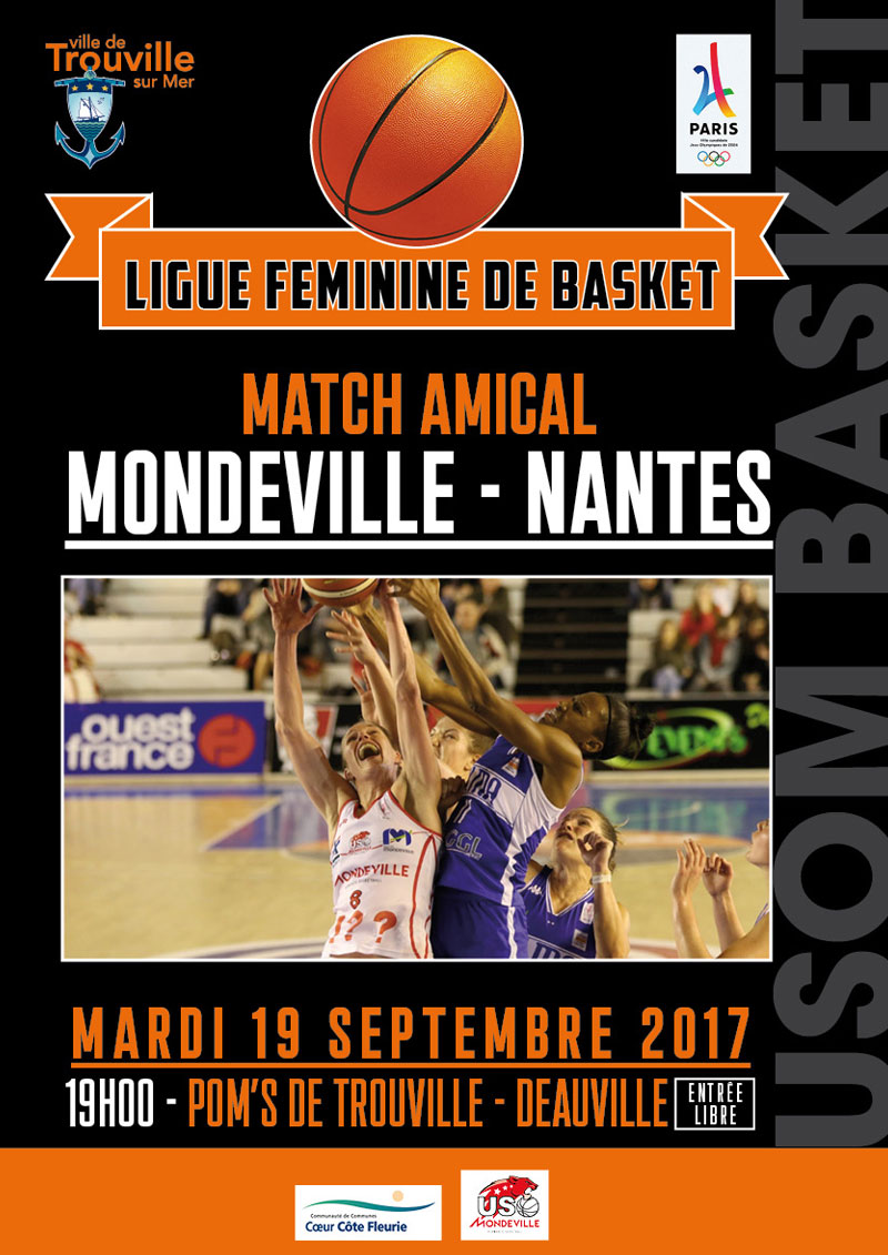 Match amical de basket Mondeville - Nantes (ligue féminine)