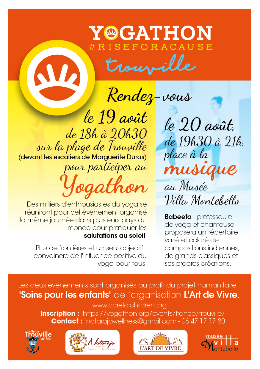 Yogathon à Trouville-sur-Mer 19 et 20/08