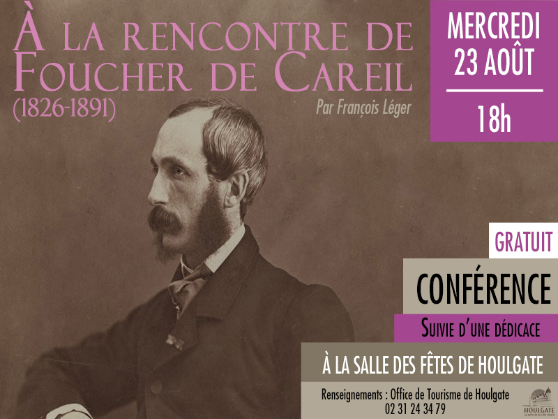 Conférence : à la rencontre de Foucher de Careil (1826-1891)
