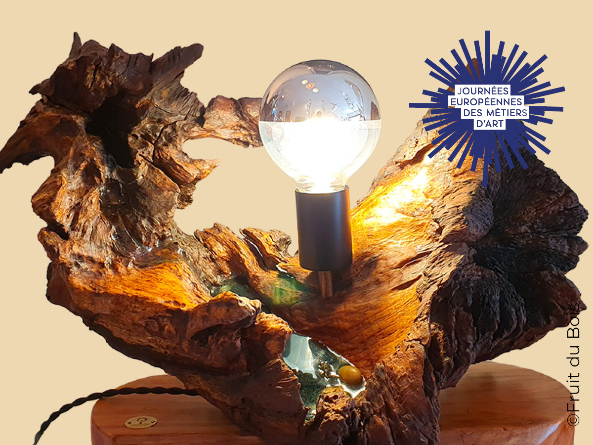 Journées Européennes des Métiers d'Art - Fruit du Bois - Mariage du Bois & de la Lumière