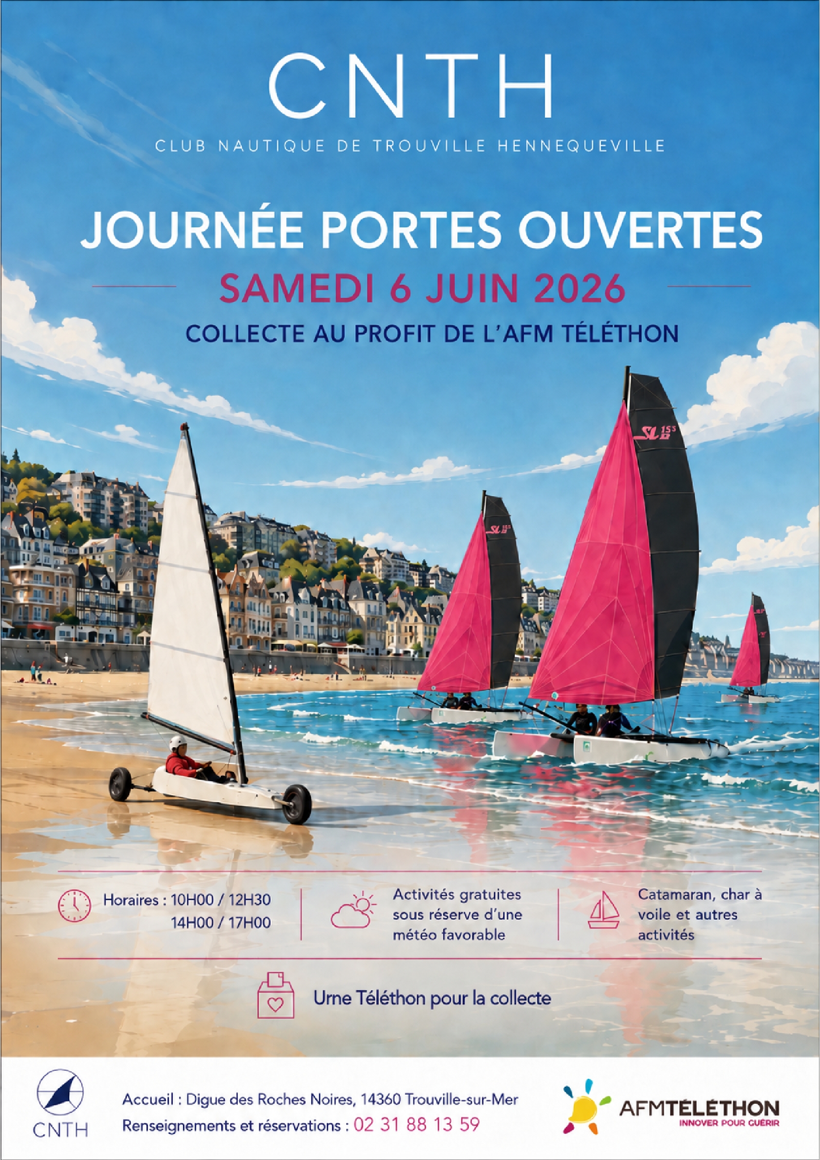 Journée Portes Ouvertes du CNTH – Collecte au profit de l’AFM Téléthon