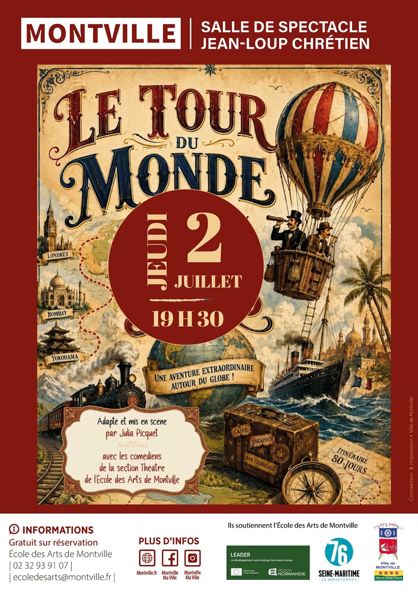 Théâtre "Le tour du monde en 80 jours"