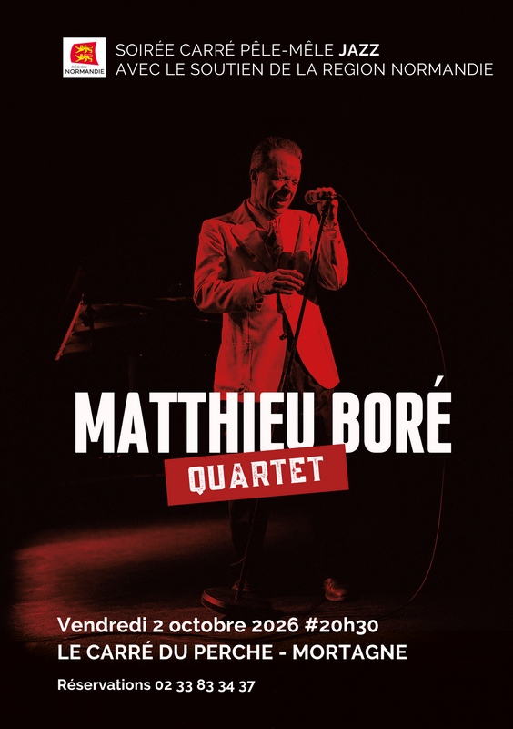 Soirée Carré Pêle-Mêle - Café-concert - Matthieu Boré quartet
