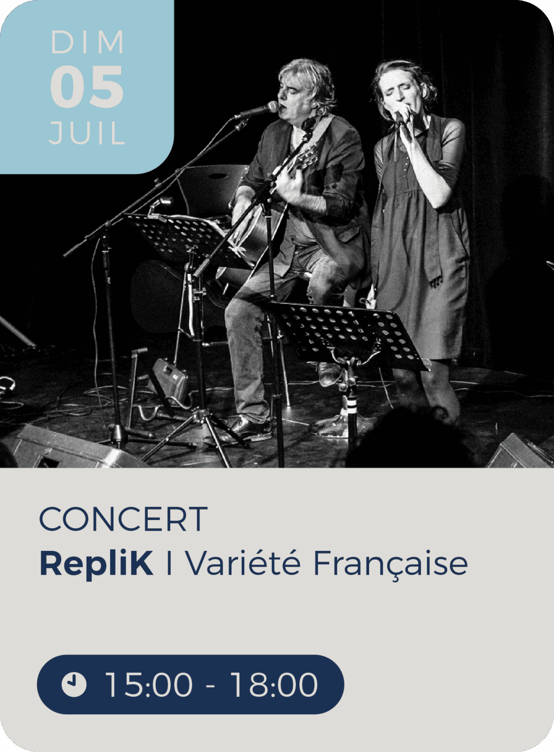 Concert à la Guinguette de l'Andelle : Replik