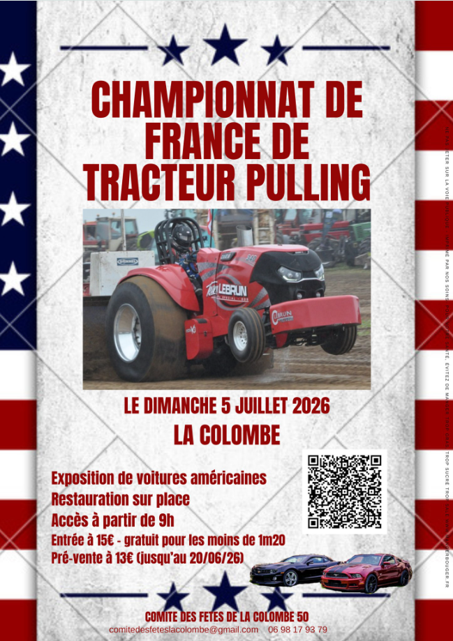 Championnat de France de tracteur pulling — visuel événement
