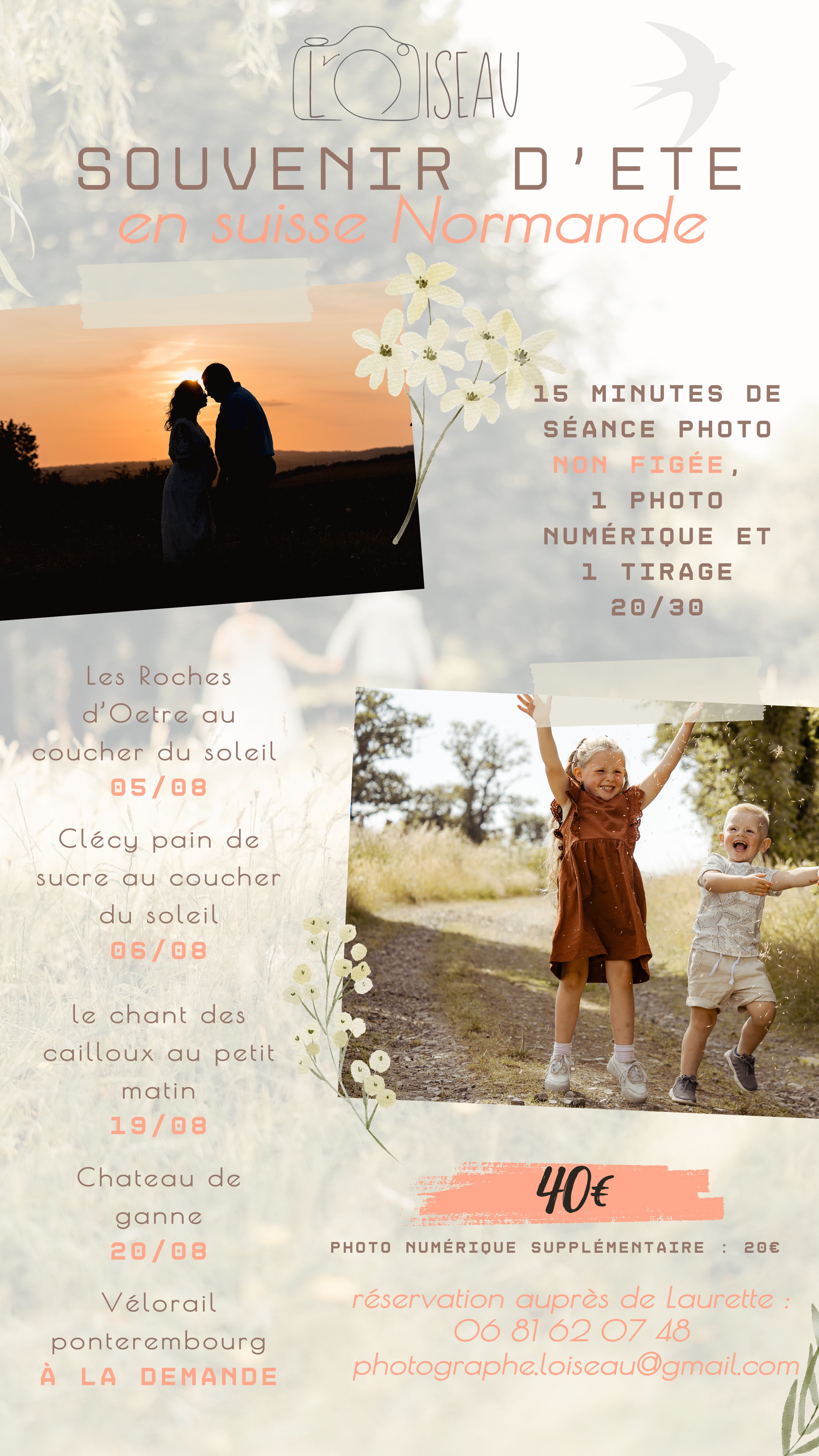 Mini-séances photo en Suisse Normande !