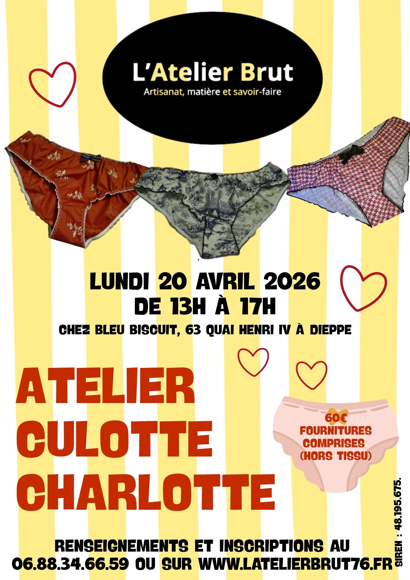 [Atelier] Culotte Charlotte