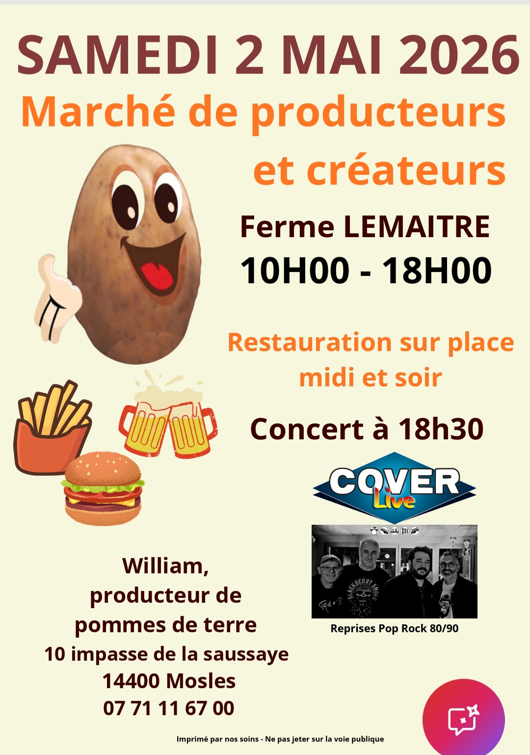 Marché Producteurs et Créateurs — visuel événement