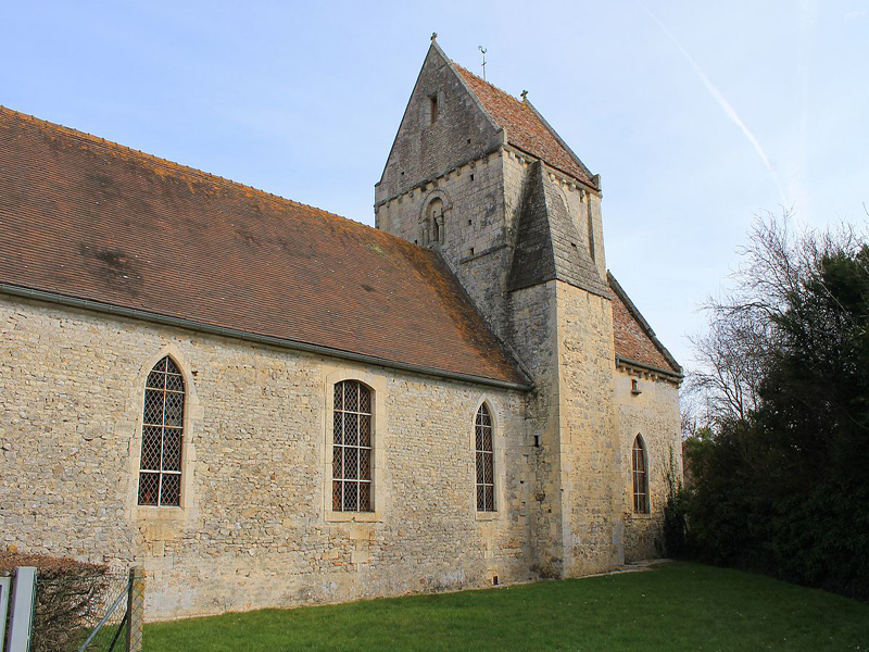 Eglise Saint-Lô (XI siècle)  France Normandie Calvados Bretteville-le-Rabet 14190