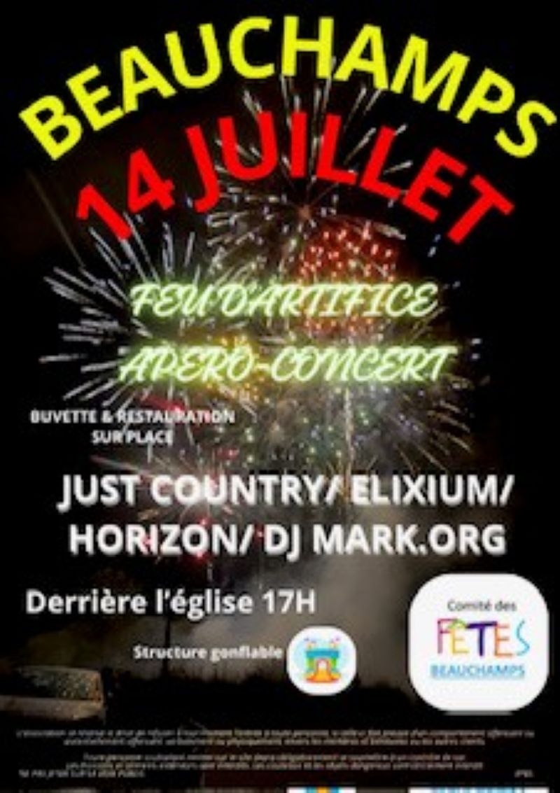 Soirée pour fêter la fête nationale - Apéro-concerts (feu d'artifice annulé)