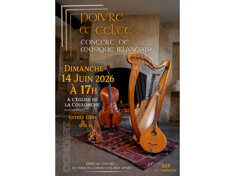 Concert de musique irlandaise "Poivre et Celte"