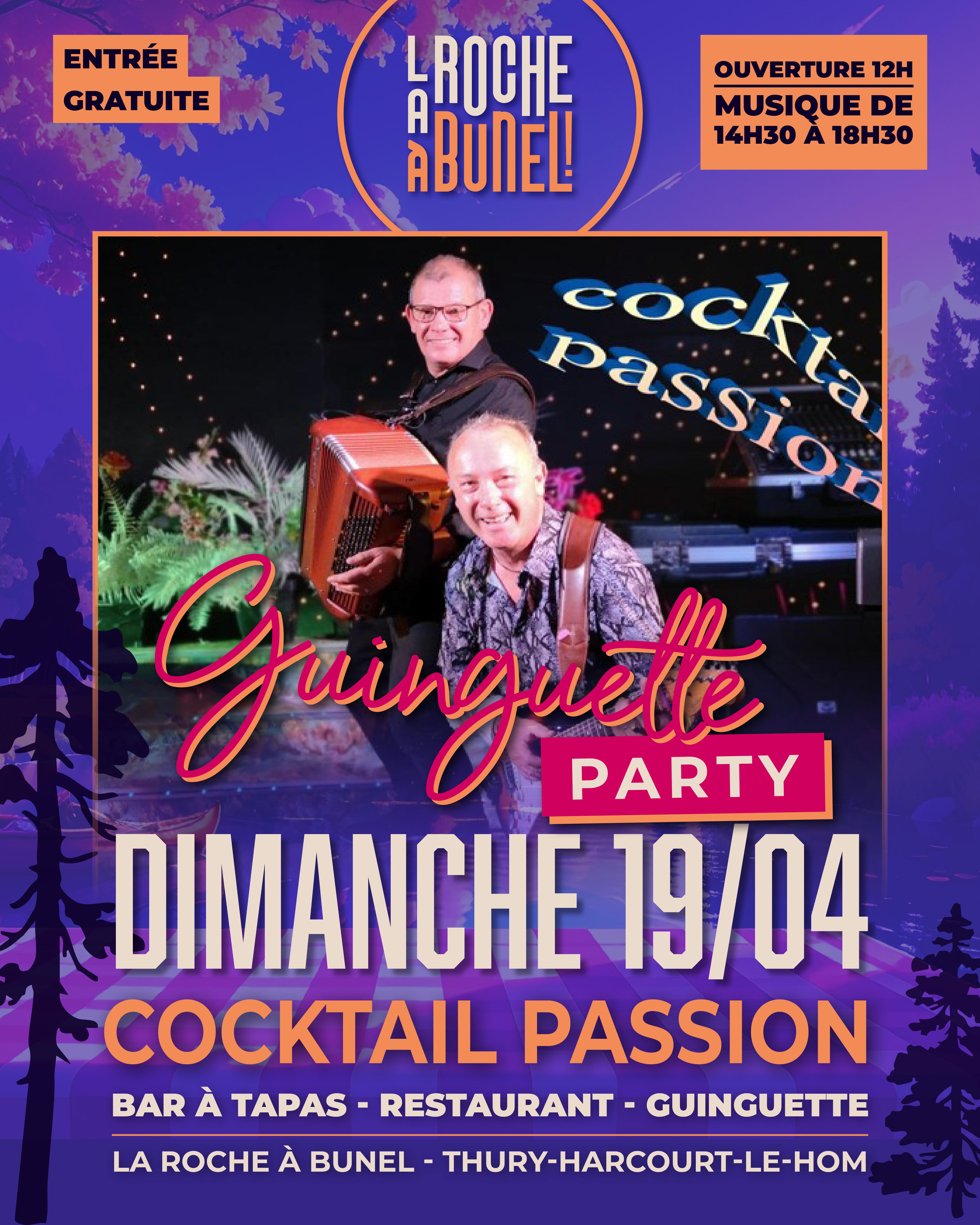Gainguette Party avec Cocktail Passion — visuel événement