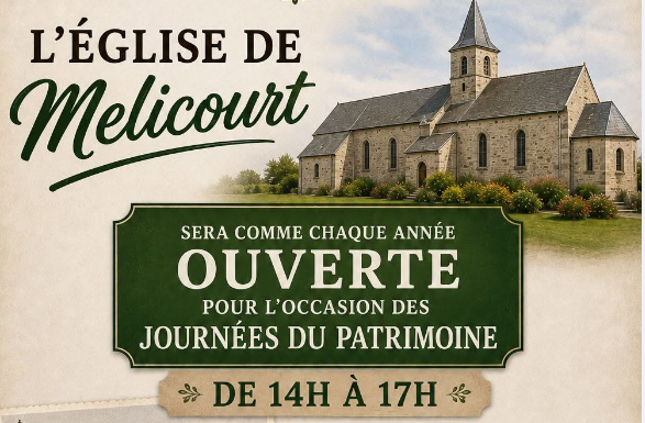 Ouverture de l'Eglise de Mélicourt