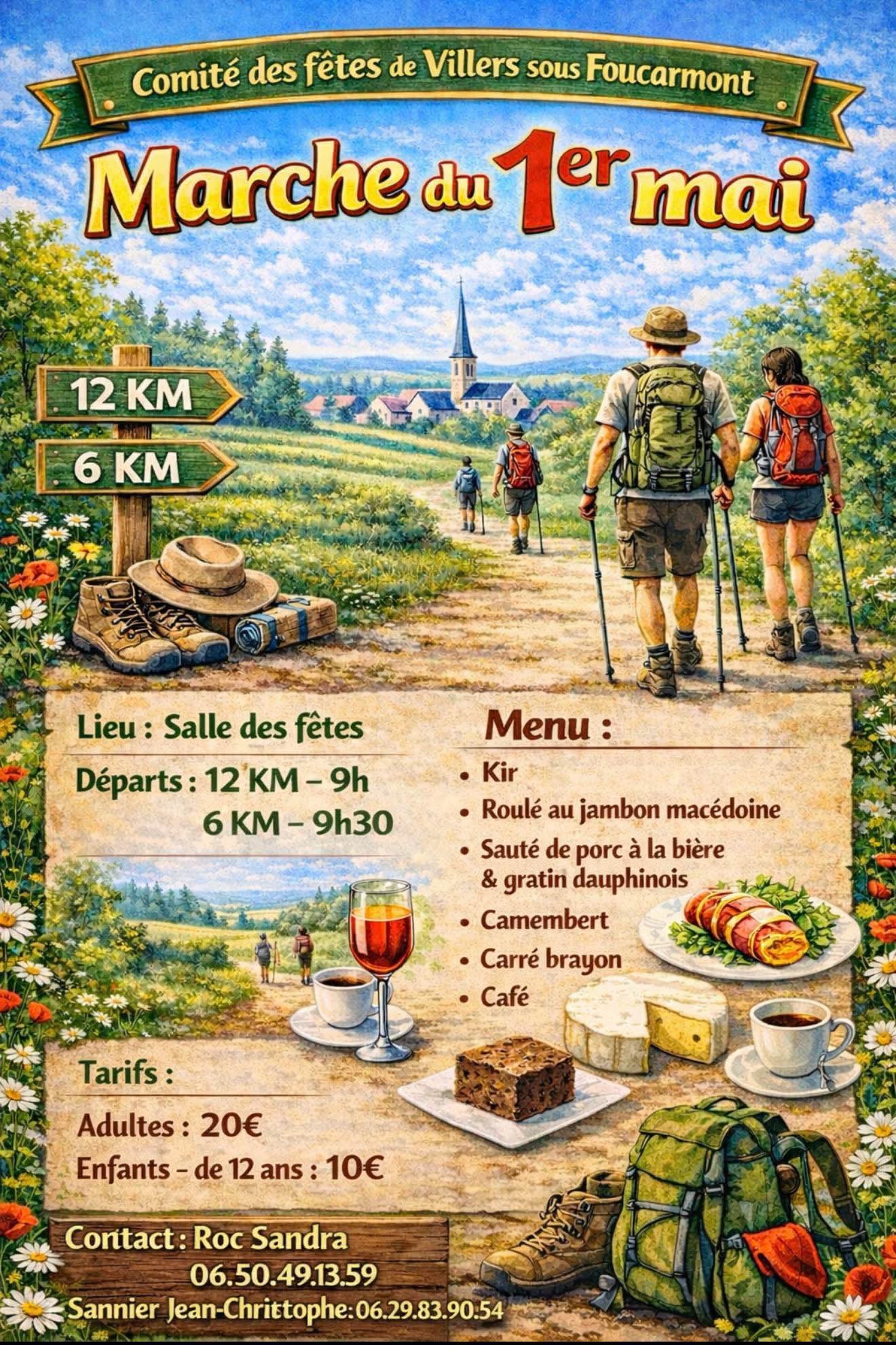 Marche du 1er Mai à Villers-sous-Foucarmont