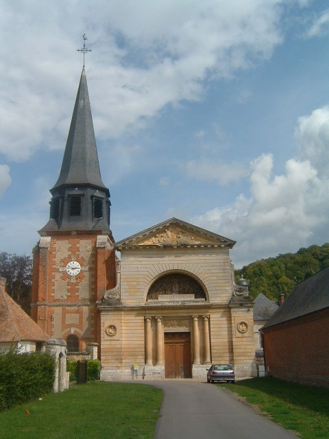 Visite libre Acquigny, des cartes postales anciennes dans l'église Sainte-Cécile - Journées européennes du patrimoine