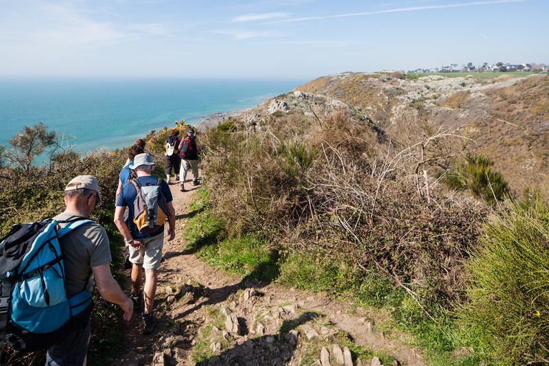 Les chemins du Mont-Saint-Michel - Chemin de Barfleur - La Haye-Pesnel - Saint-Jean-le-Thomas