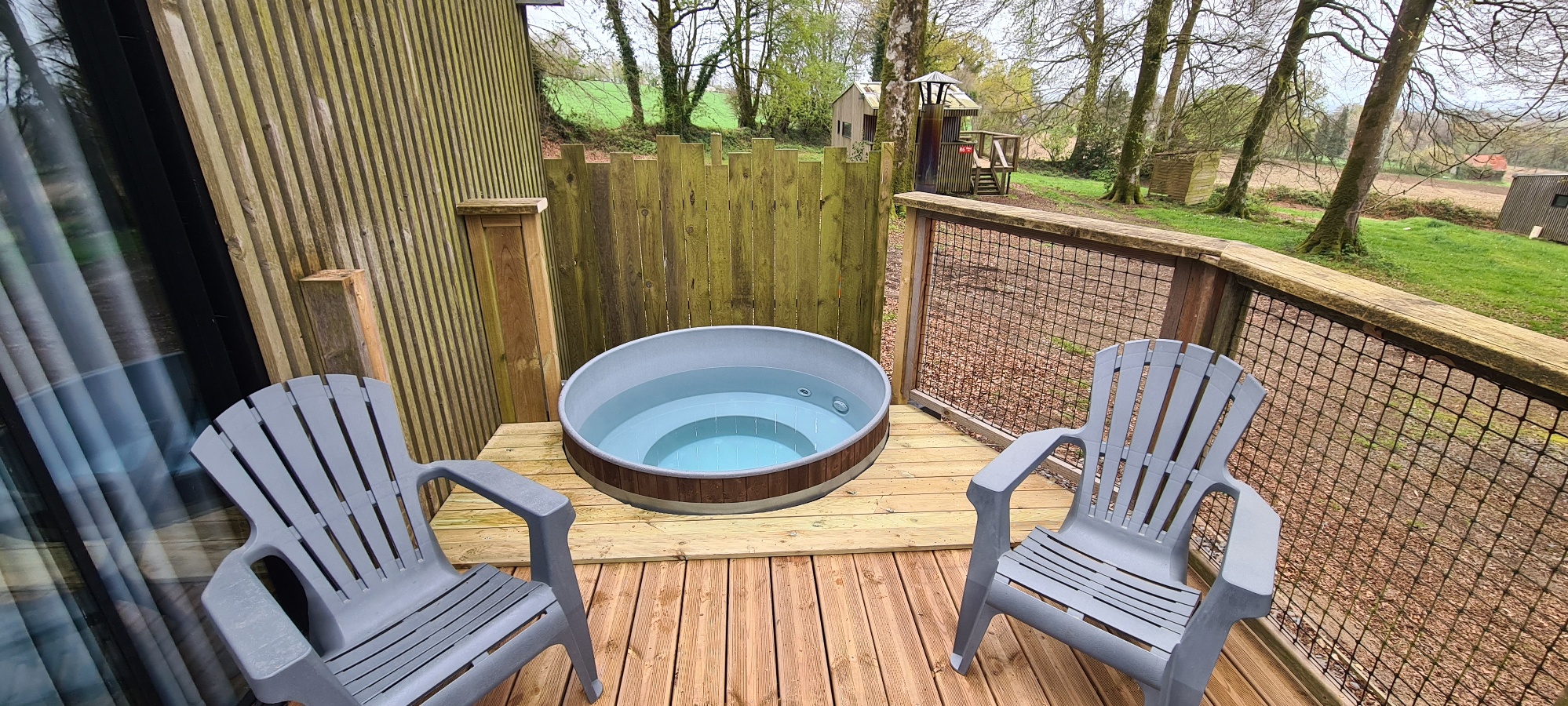 Lodges avec terrasse de L'Etape en Forêt