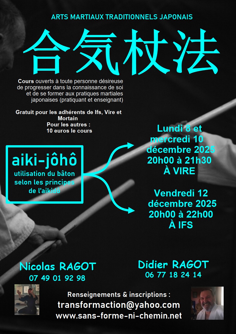 Stage arts martiaux traditionnels japonais - aiki-joho