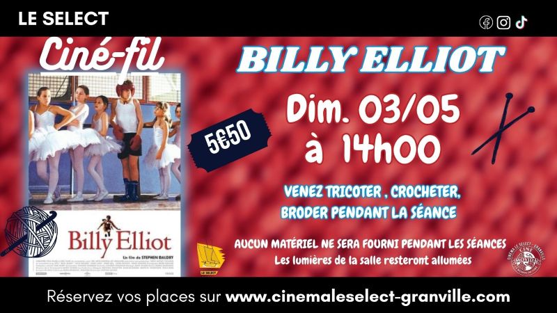 Ciné-fil : Billy Elliot — visuel événement