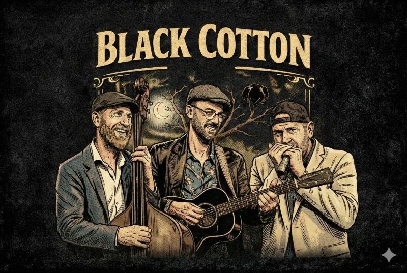 Concert - Black cotton