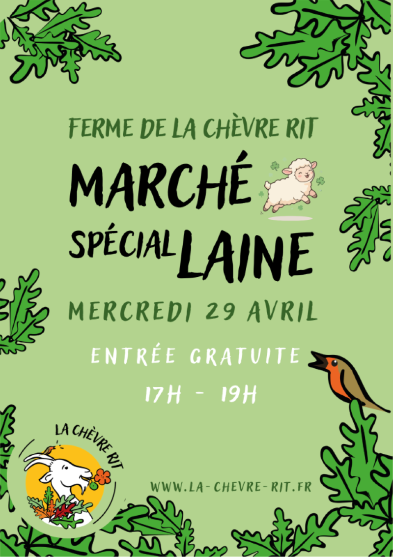 Marché spécial laine à la chevrerit — visuel événement