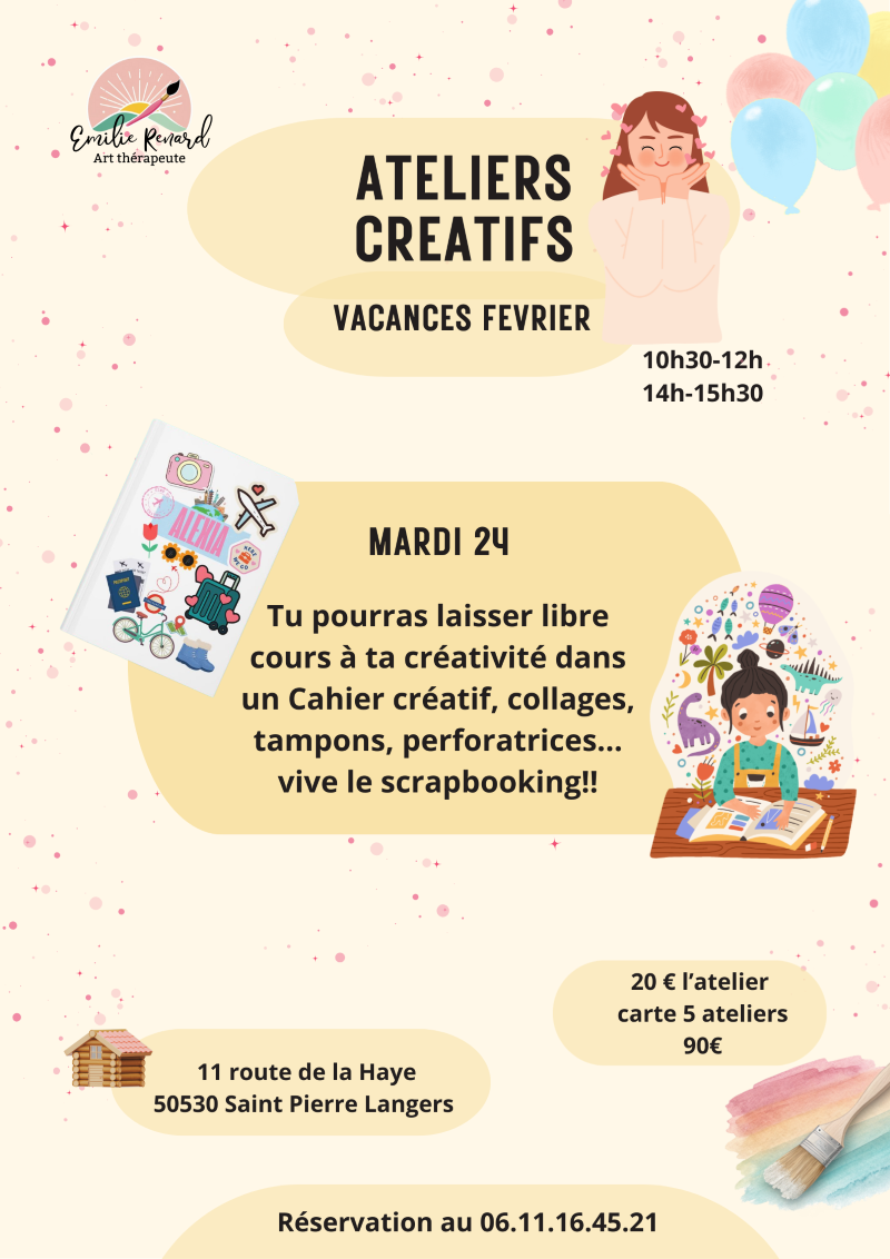 Ateliers créatifs : cahier créatif