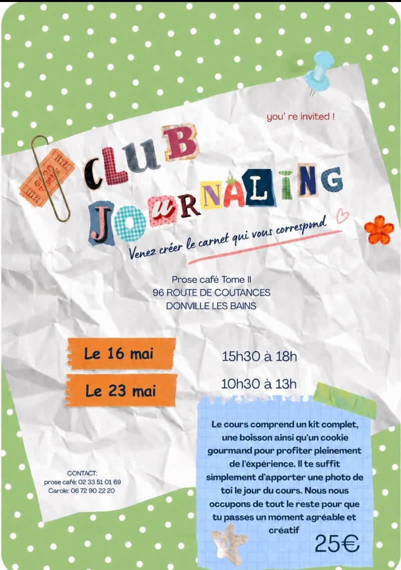 Atelier Journaling — visuel événement