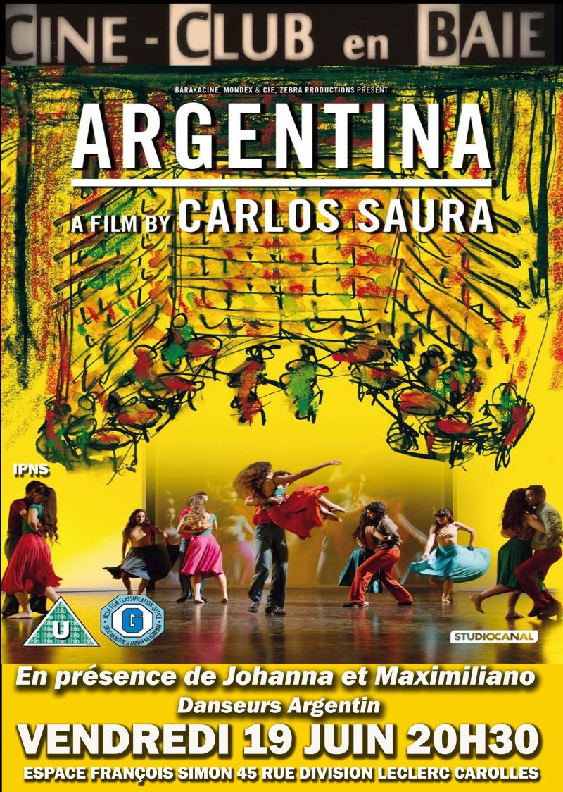 Ciné-club en baie diffuse "Argentina " Film de Carlos Saura