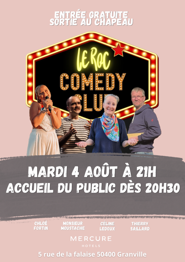 Le Roc Comedy Club revient au Mercure Granville !