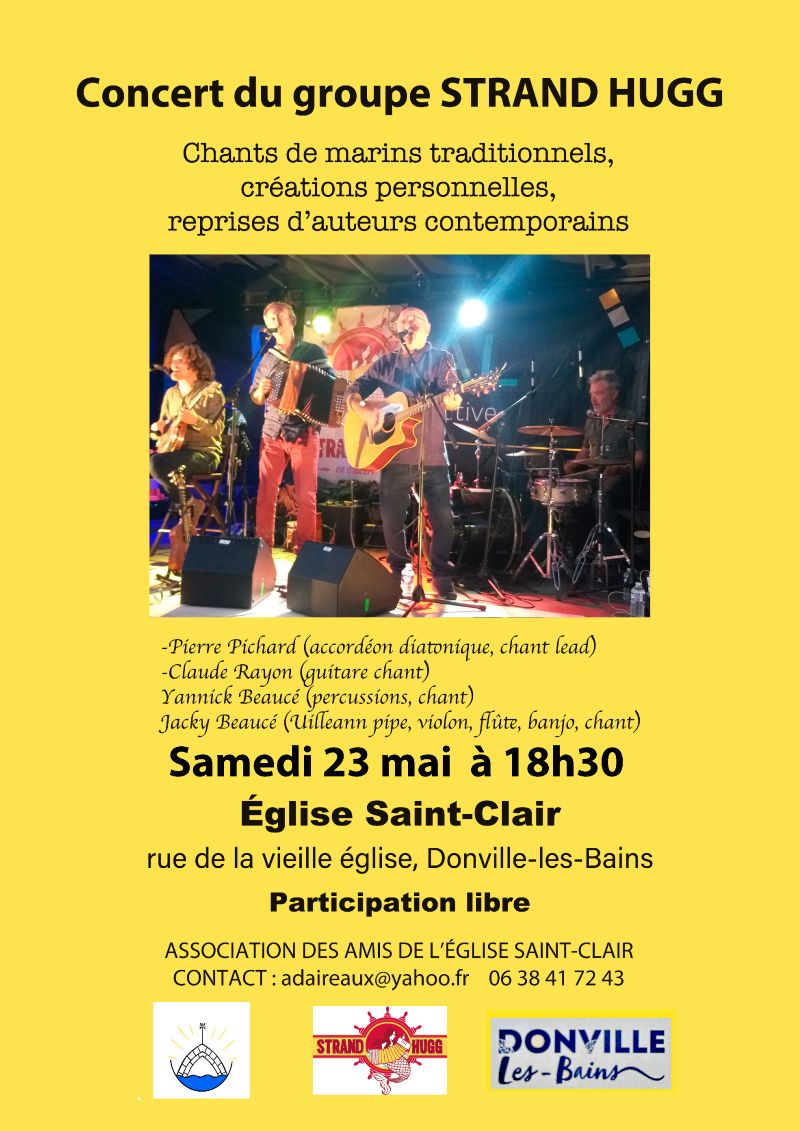 Strand Hugg, concert folk marin festif — visuel événement