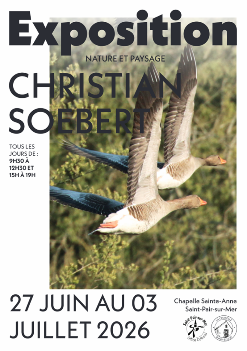 Exposition de Christian Soebert — visuel événement
