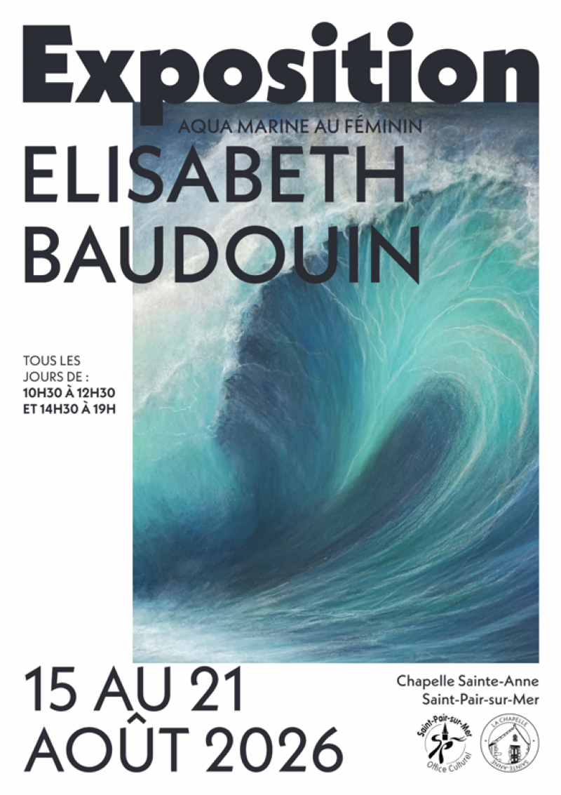 Exposition « Aqua Marine au féminin » d'Elisabeth Baudouin — visuel événement