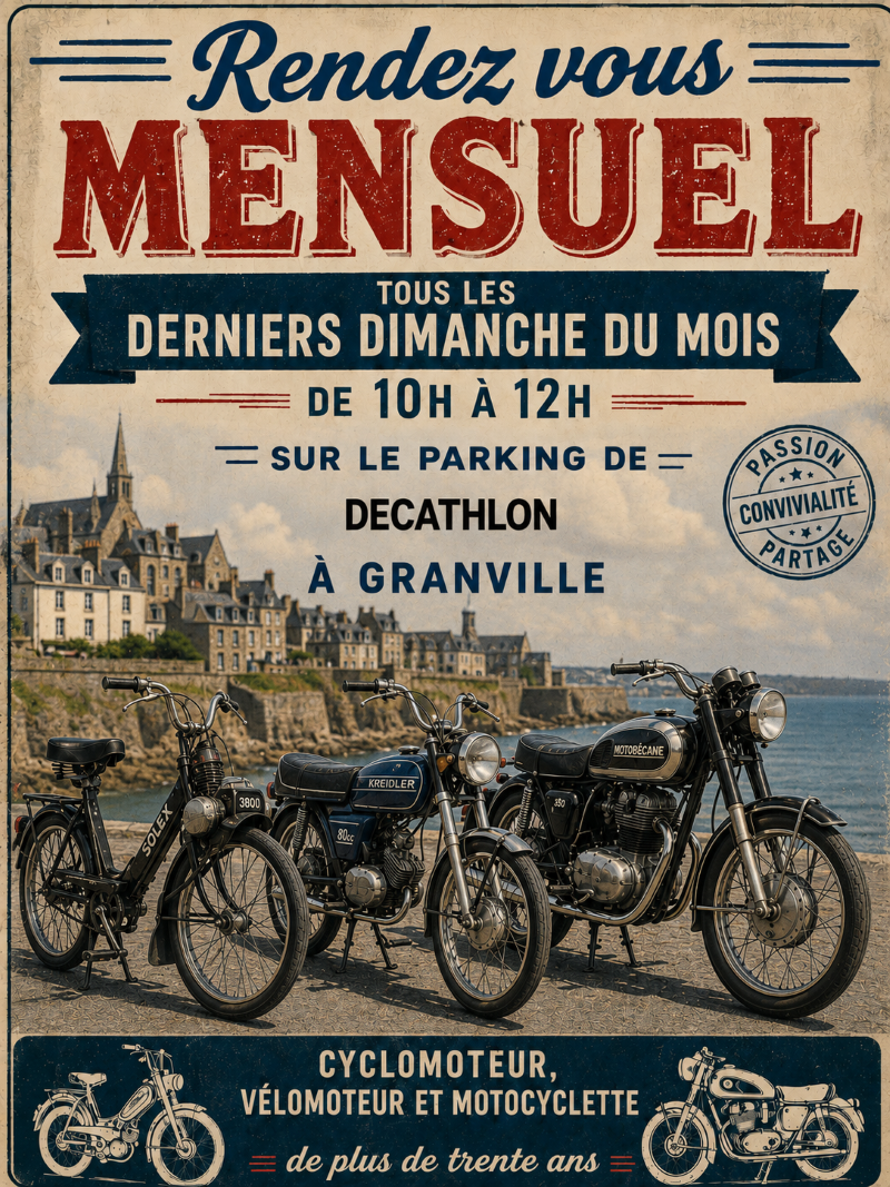Rendez-vous - 2 roues anciens — visuel événement