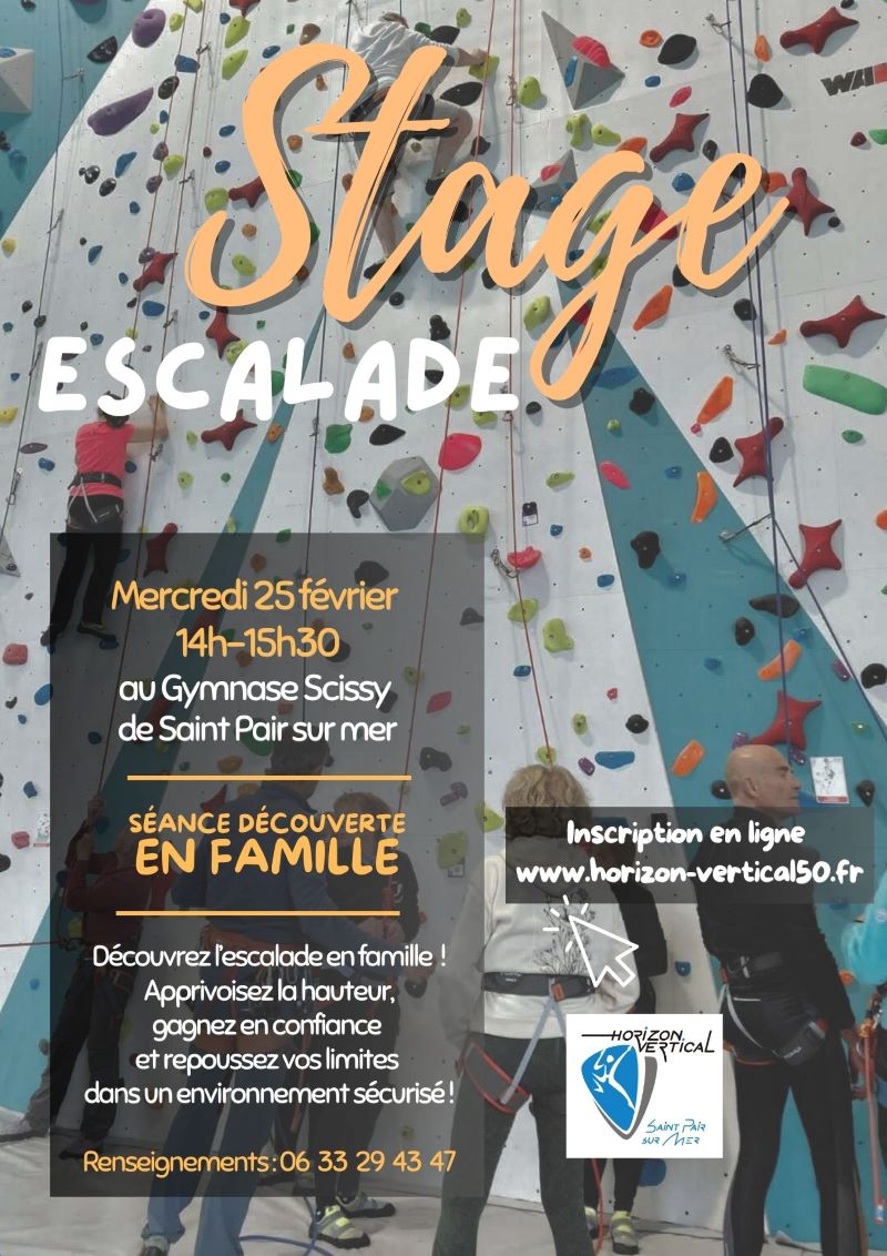 Stages d'escalade