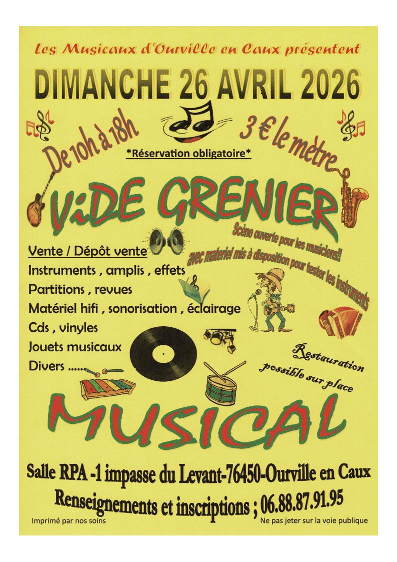 Vide grenier musical