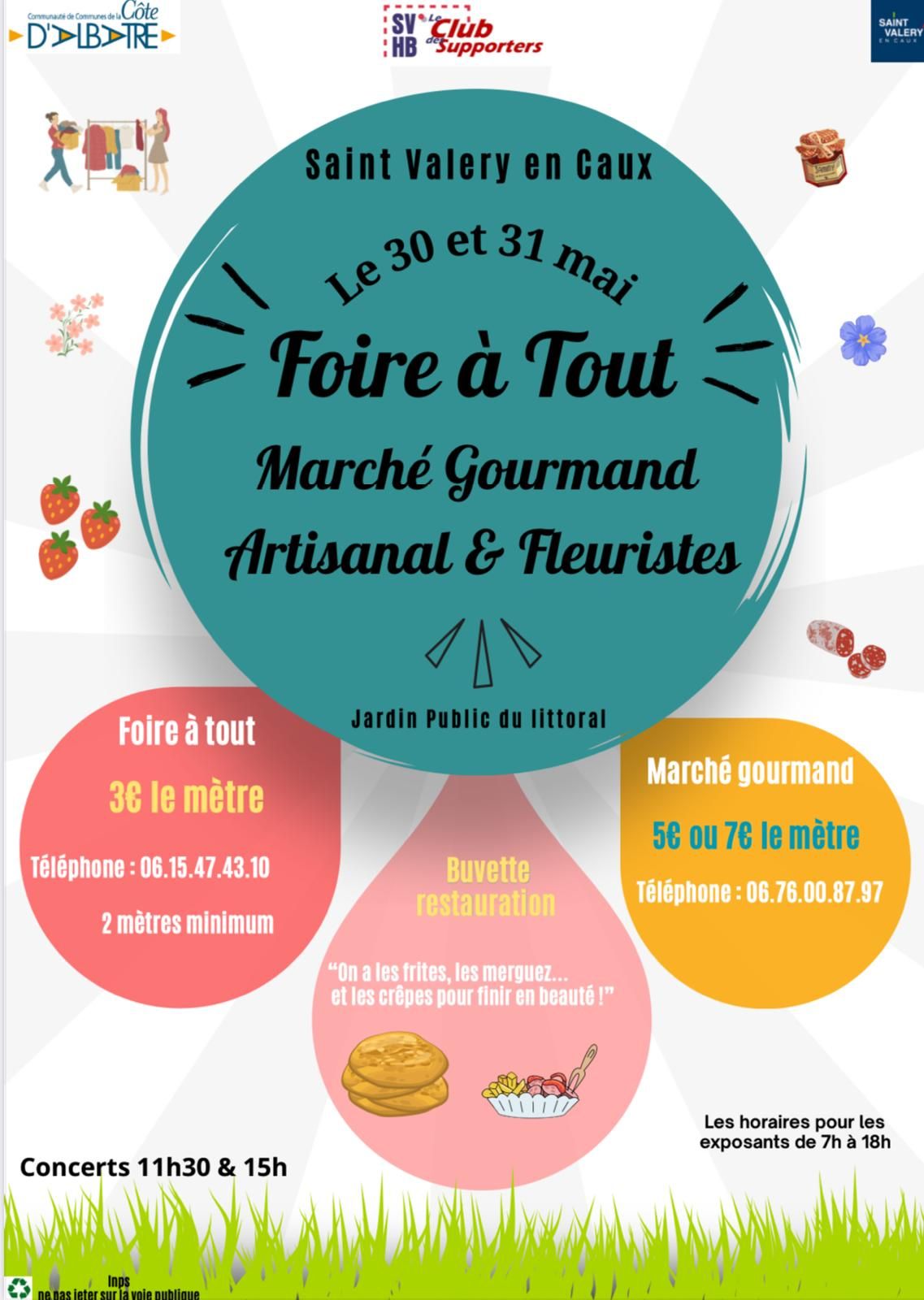 Marché des producteurs, gourmands  et artisanaux - Grande foire à tout