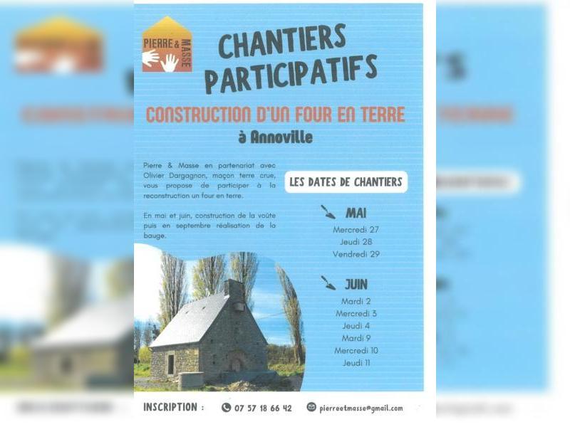 Chantier participatif : Construction d'un four en terre — visuel événement