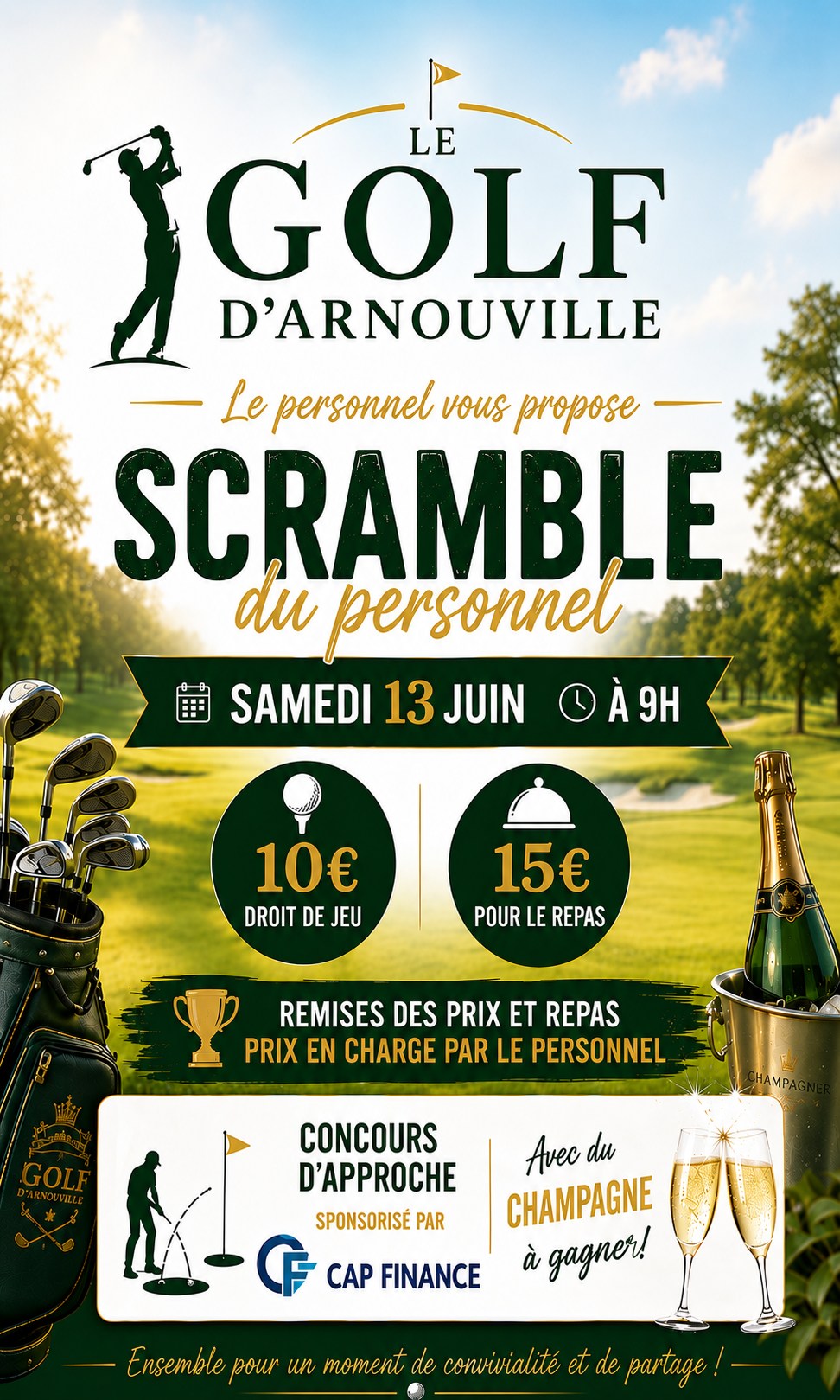 Golf - Scramble du personnel