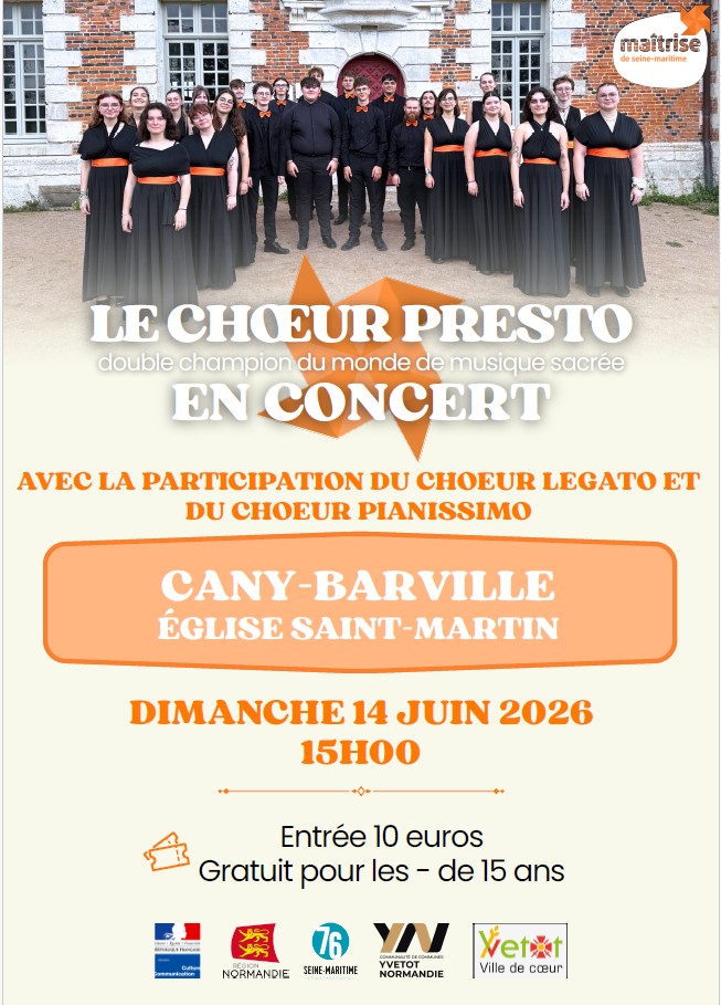 Le choeur presto en concert