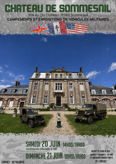 Campement et exposition de véhicules militaires