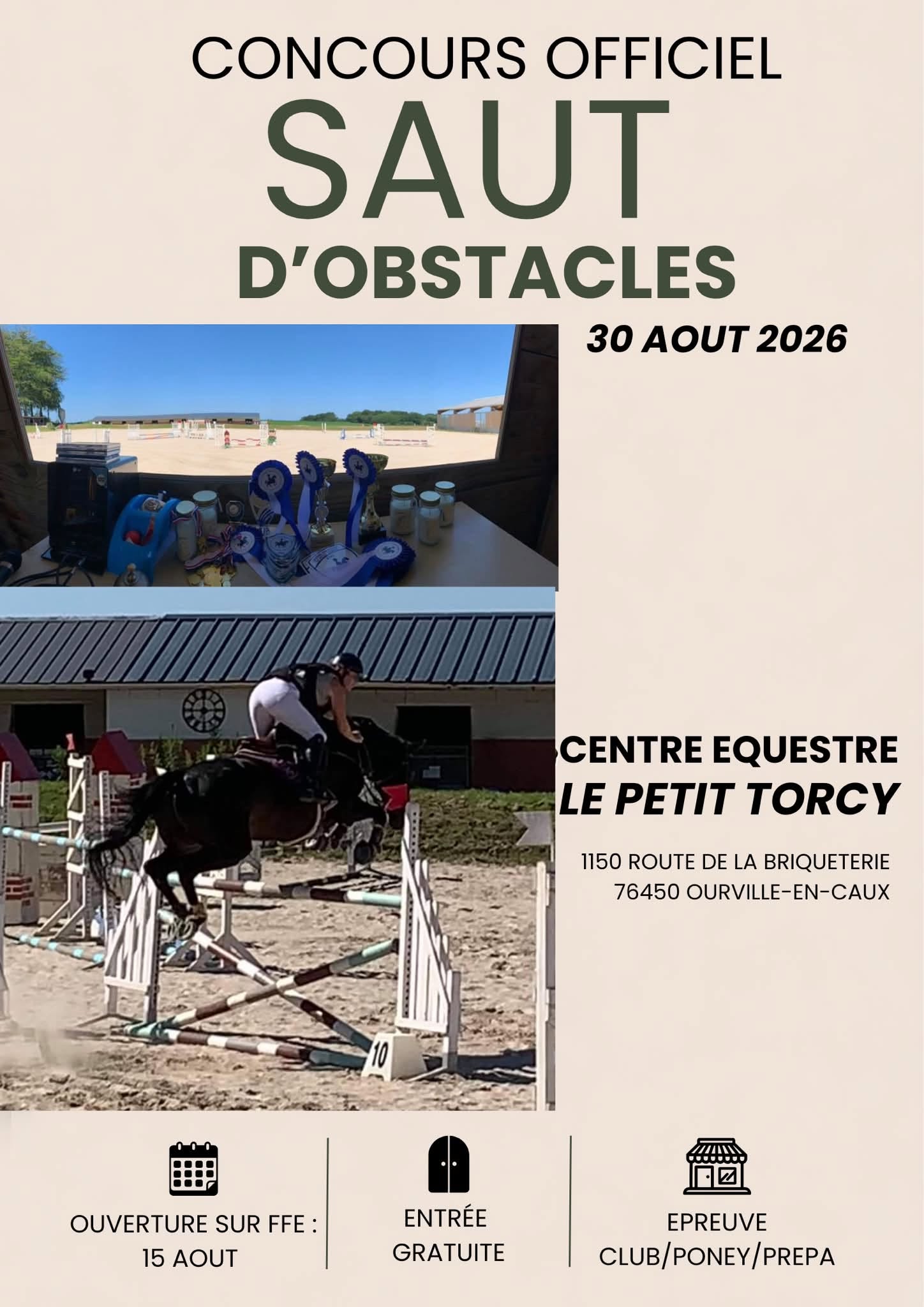 Concours équitation CSO