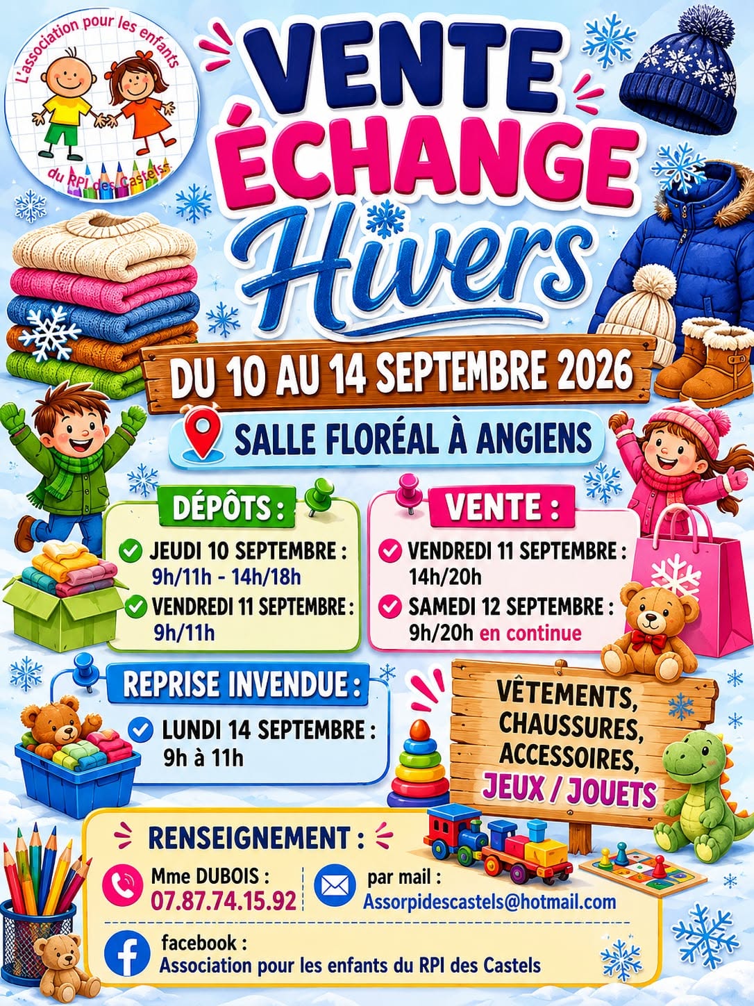 Vente-échange Hiver