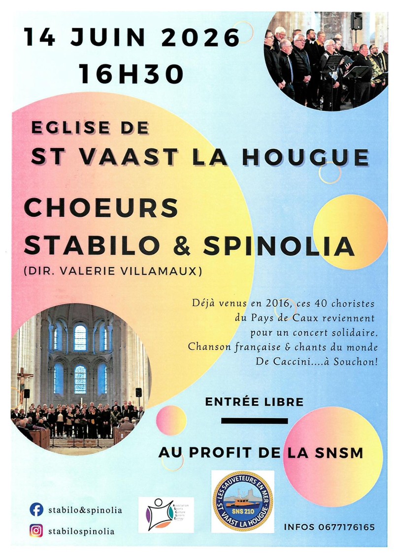 Choeurs stabilo et Spinolia — visuel événement