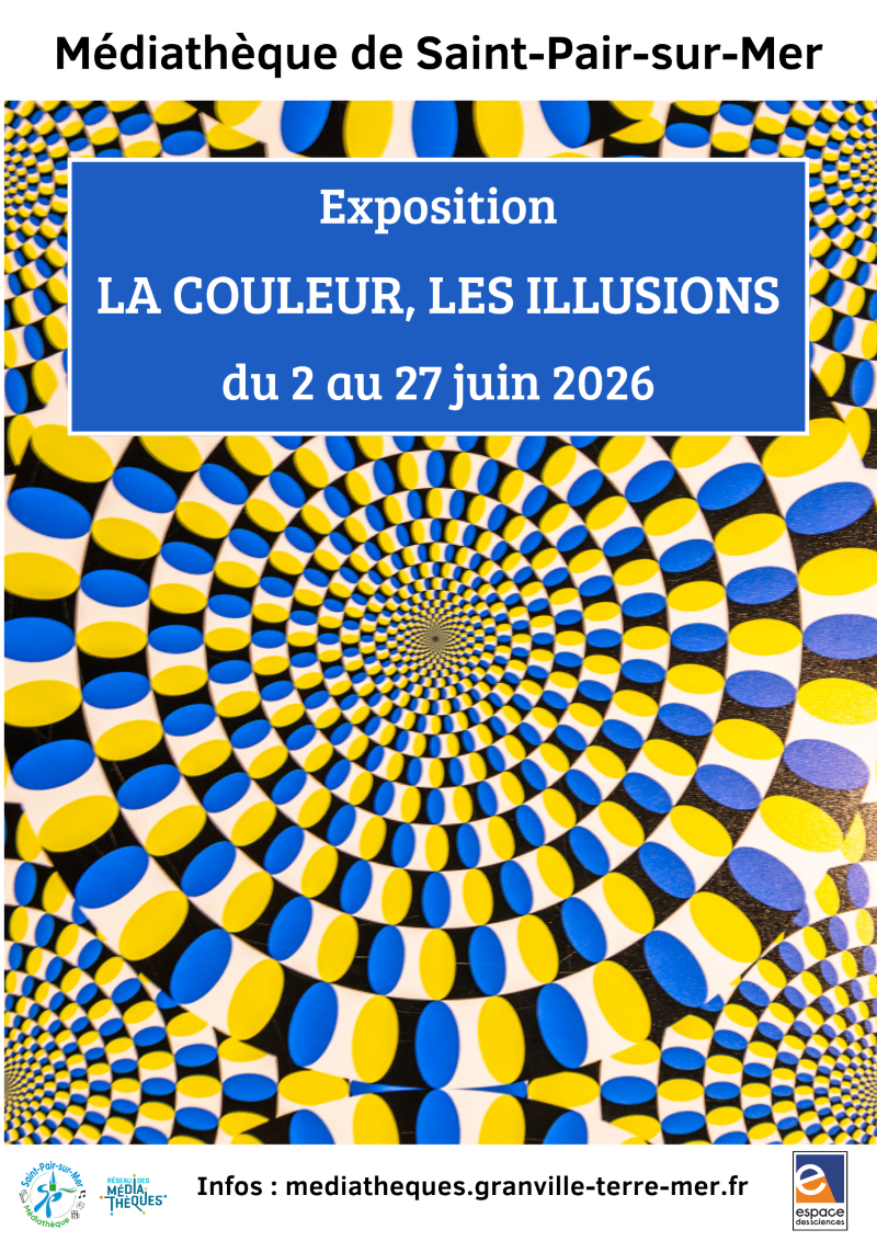 Exposition "la couleur, les illusions" — visuel événement