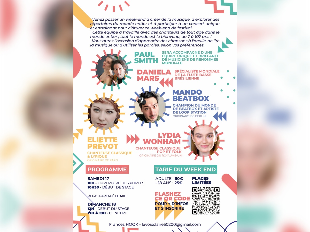 Stage et concert avec Paul Smith & Co, Saint-Sauveur-Villages