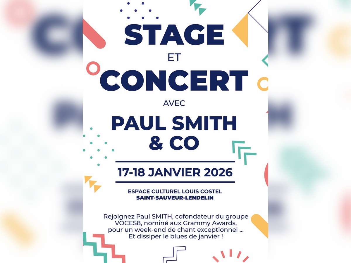 Stage et concert avec Paul Smith & Co