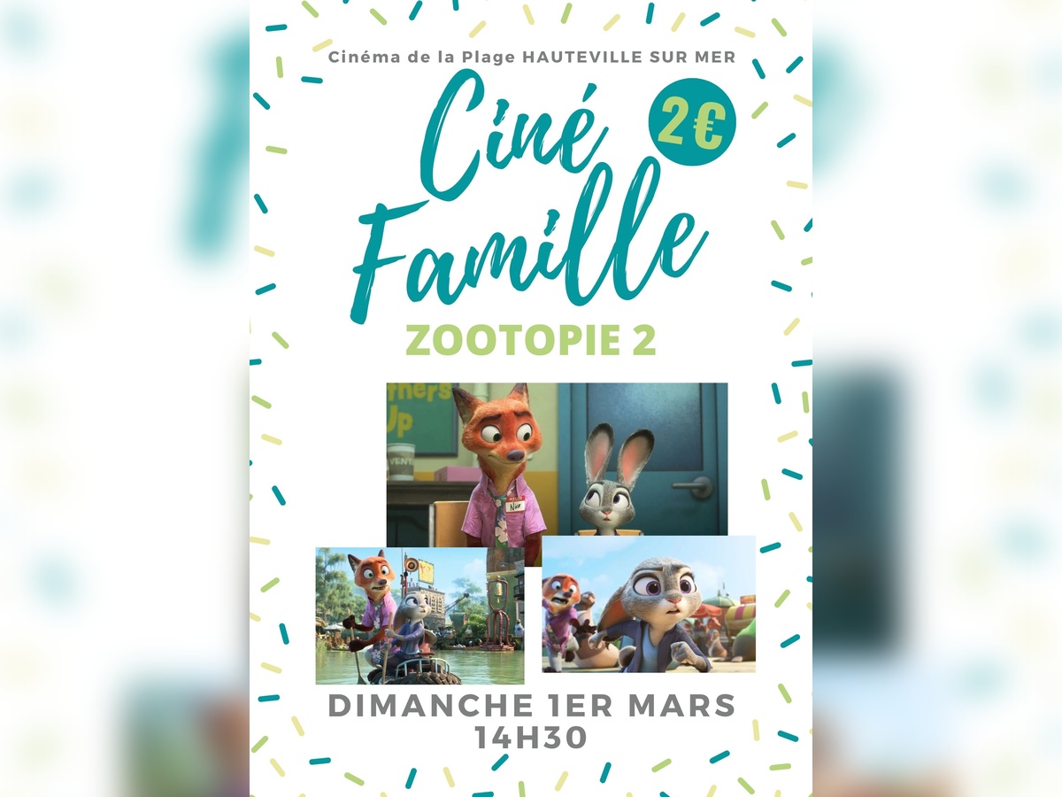 Ciné famille "Zootopie 2"