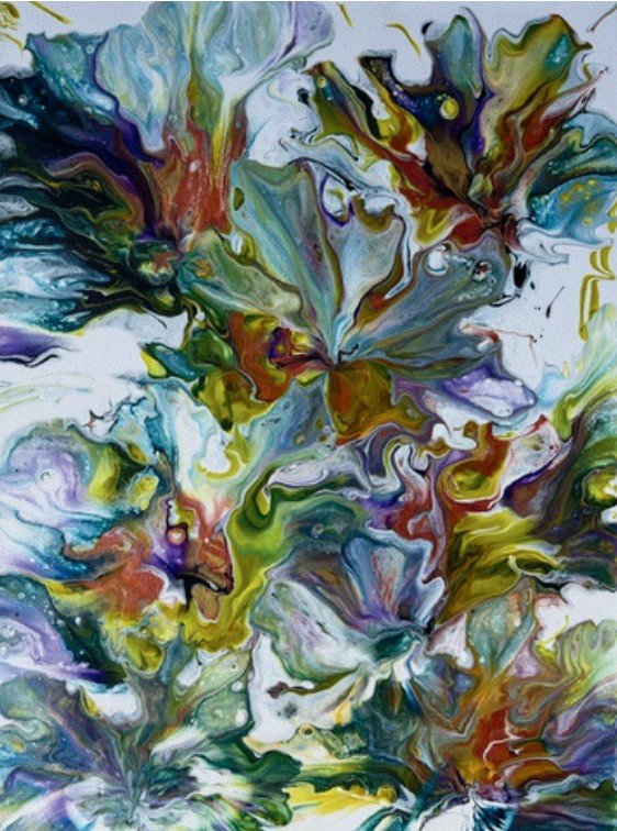 Exposition de peinture « Tempêtes de couleurs » — visuel événement