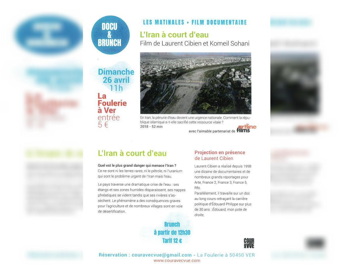 Docu &amp; brunch : projection + rencontre "L'Iran a court d'eau"